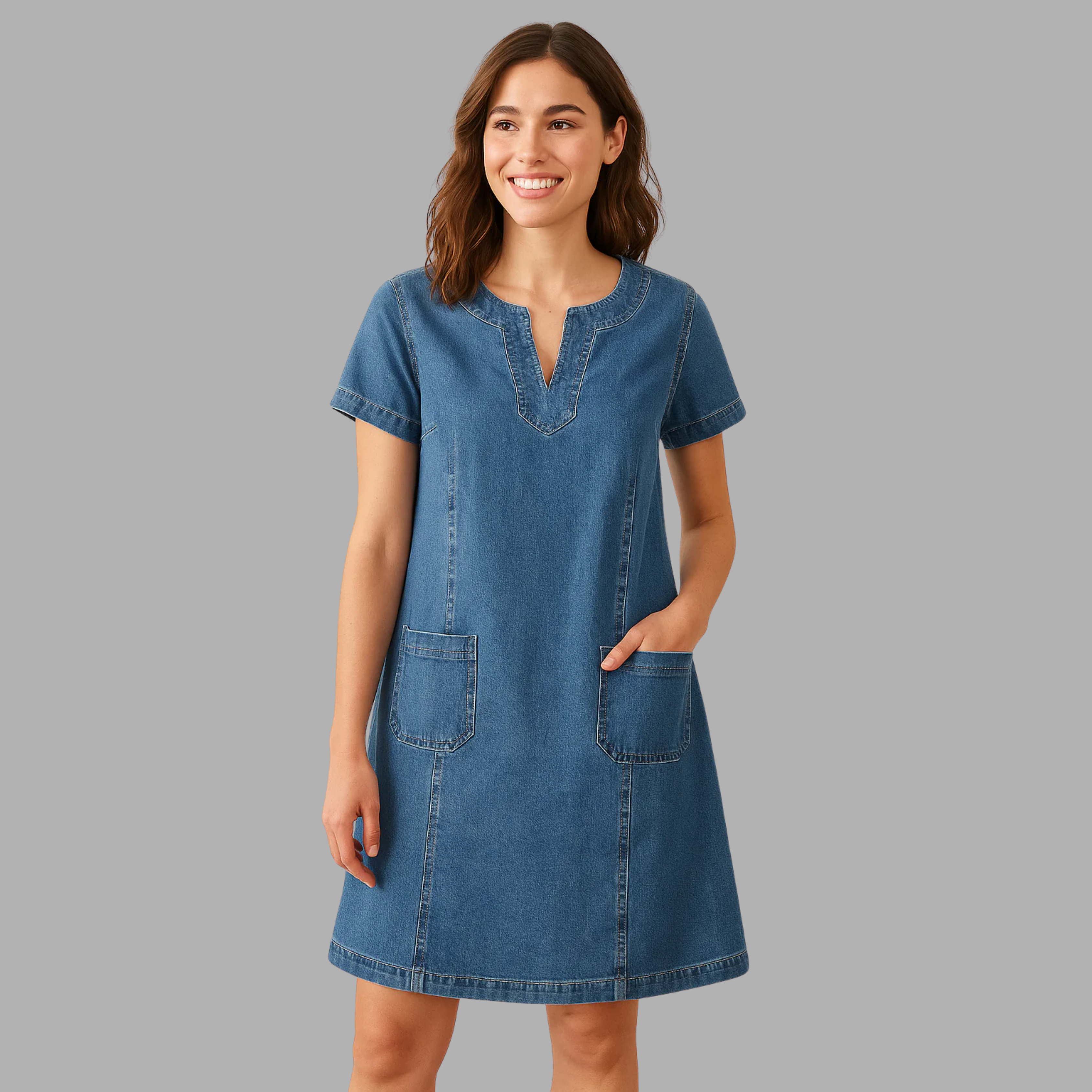 Mathea | Myk Denim Kjole