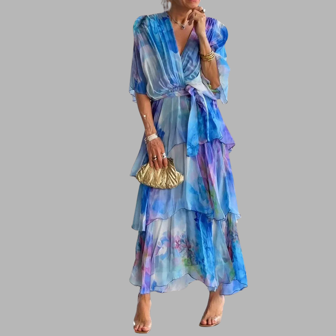 Elin | Moderne v-hals kjole