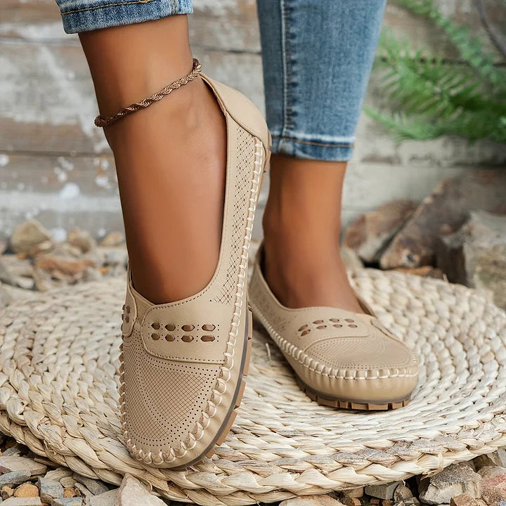 Elin | Ortopediske Loafers i Vintage Stil