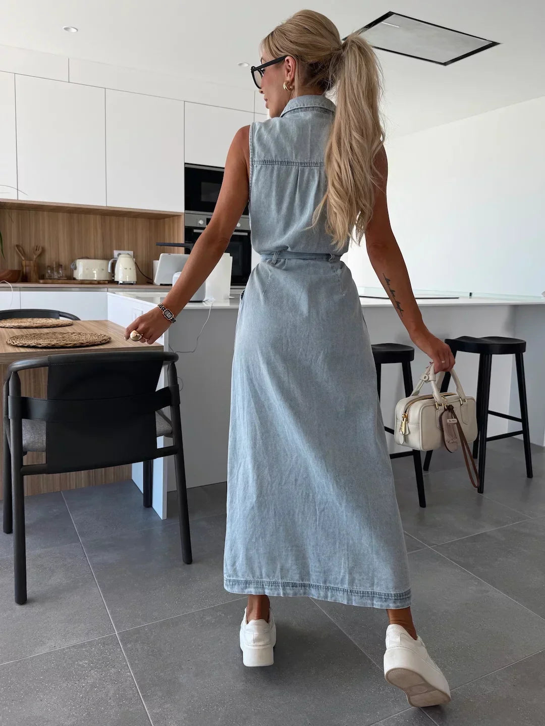 Isabelle | Maxi Denim Kjole