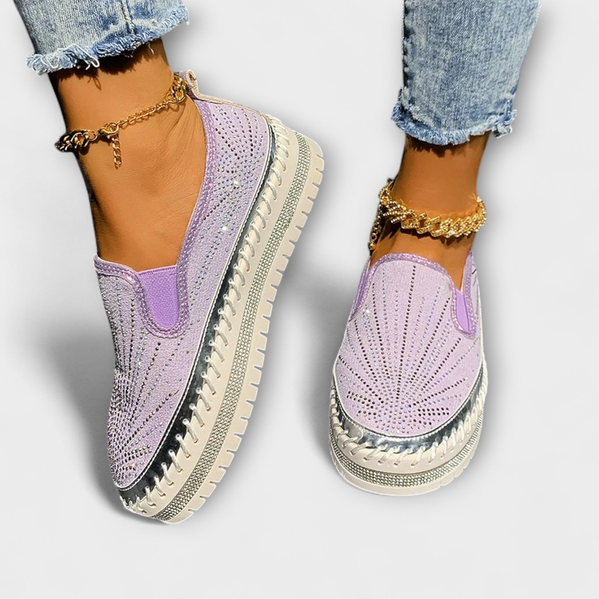 Sable | Slip-on med glitrende steindetaljer