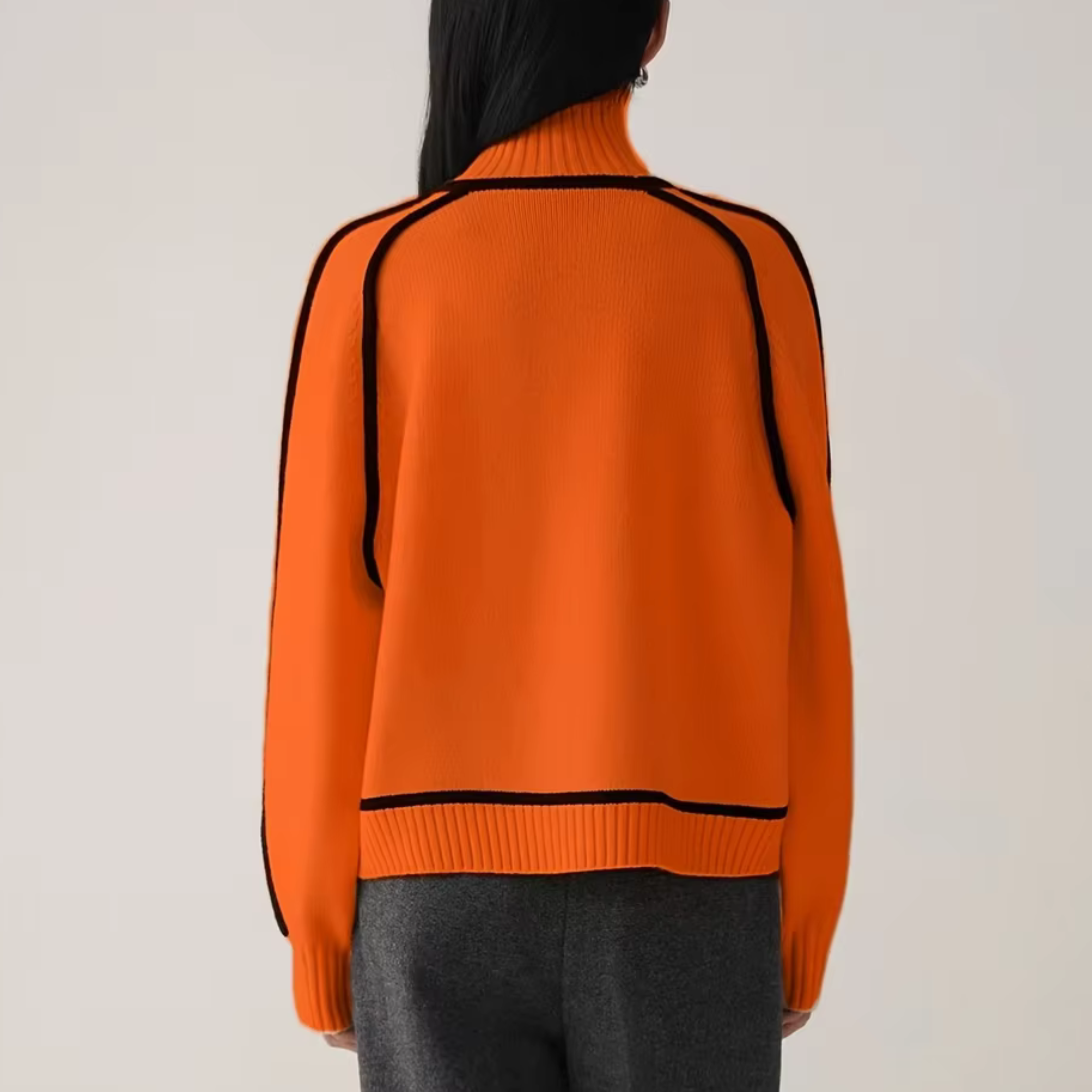 Frida | Elegant Høyhalset Genser