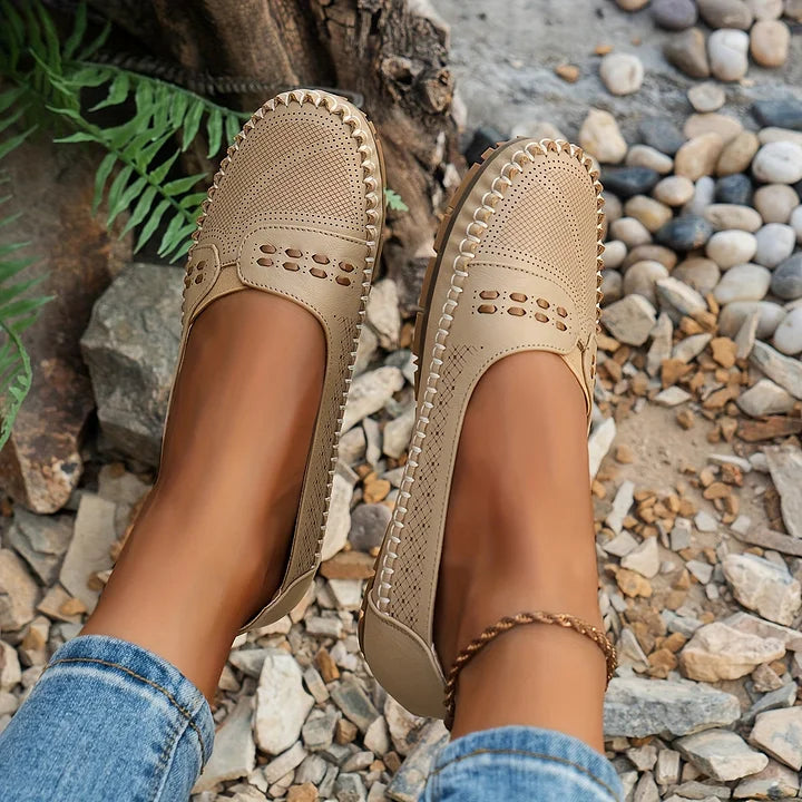 Elin | Ortopediske Loafers i Vintage Stil
