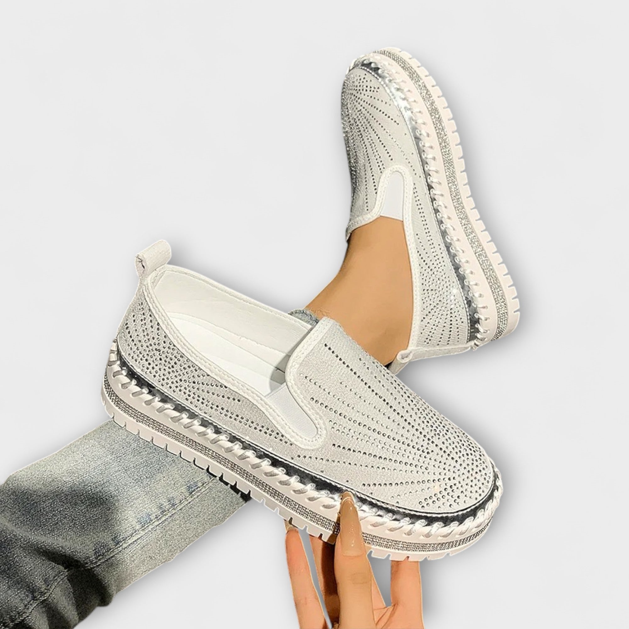 Sable | Slip-on med glitrende steindetaljer