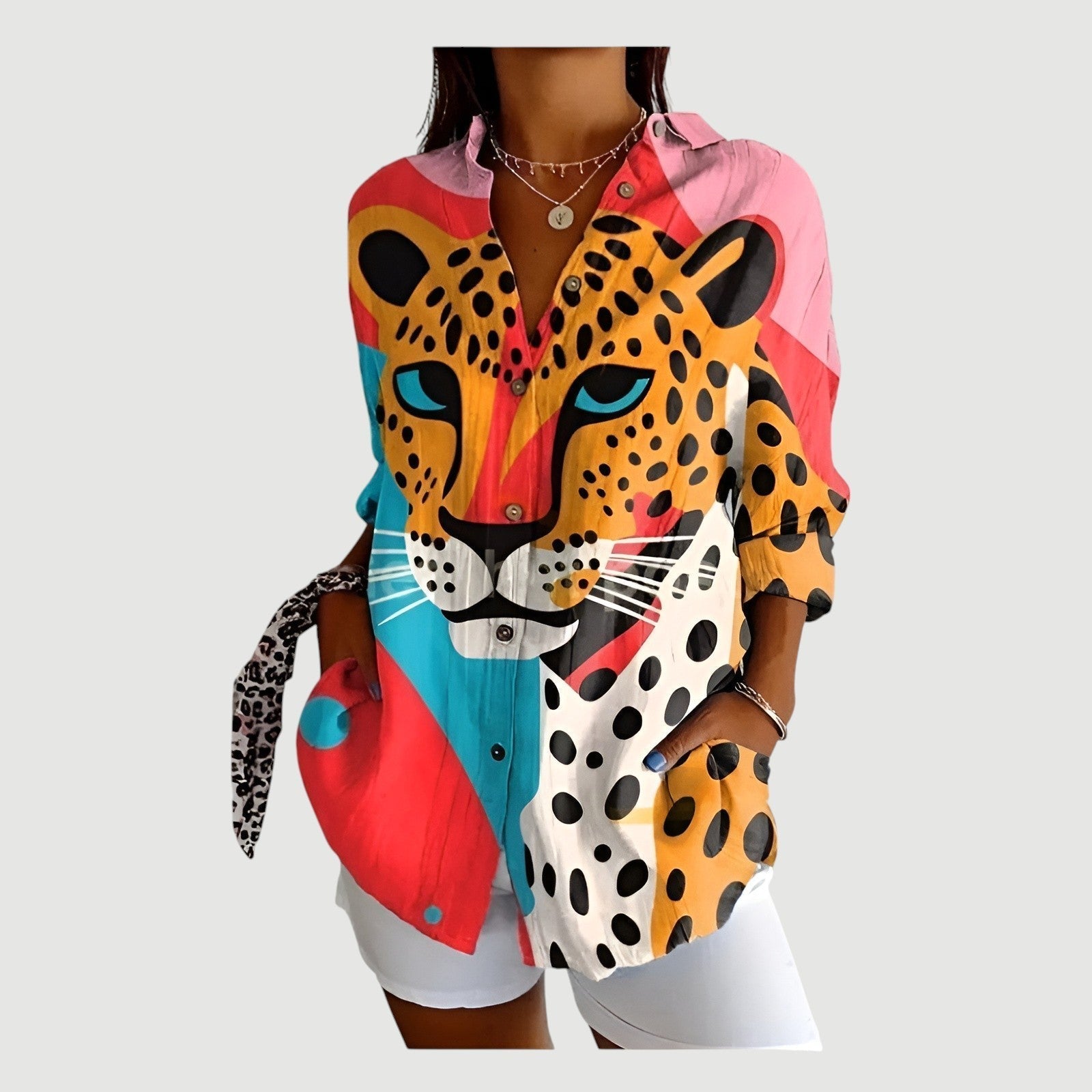 Dagna™ | Kunstnerisk Blomster Bluse